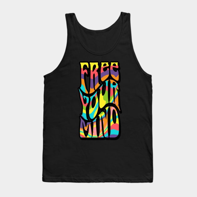 Free Your Mind Tank Top by SergioCoelho_Arts